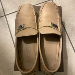 Authentic LV Leather Loafers (size8) with box